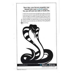 Ernst & Young From Thought to Finish 2000s Print Ad